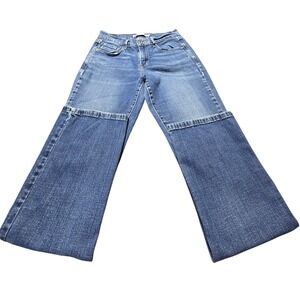 Levis 515 Bootcut Jeans Womens Size 4 Medium Wash Blue Mid Rise Denim Flared Leg